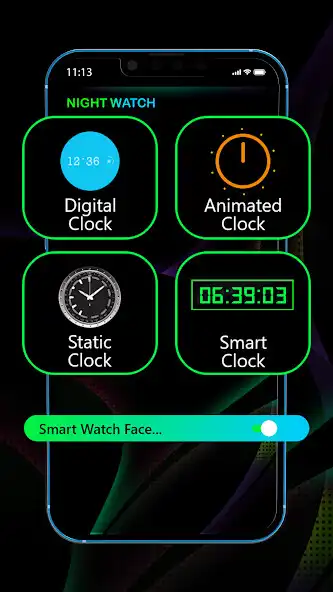 Play Animated smart night clock as an online game Animated smart night clock with UptoPlay