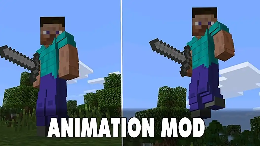 Play Animation Mod for Minecraft PE  and enjoy Animation Mod for Minecraft PE with UptoPlay