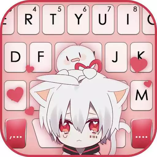 Play Anime Cat Boy Keyboard Background APK