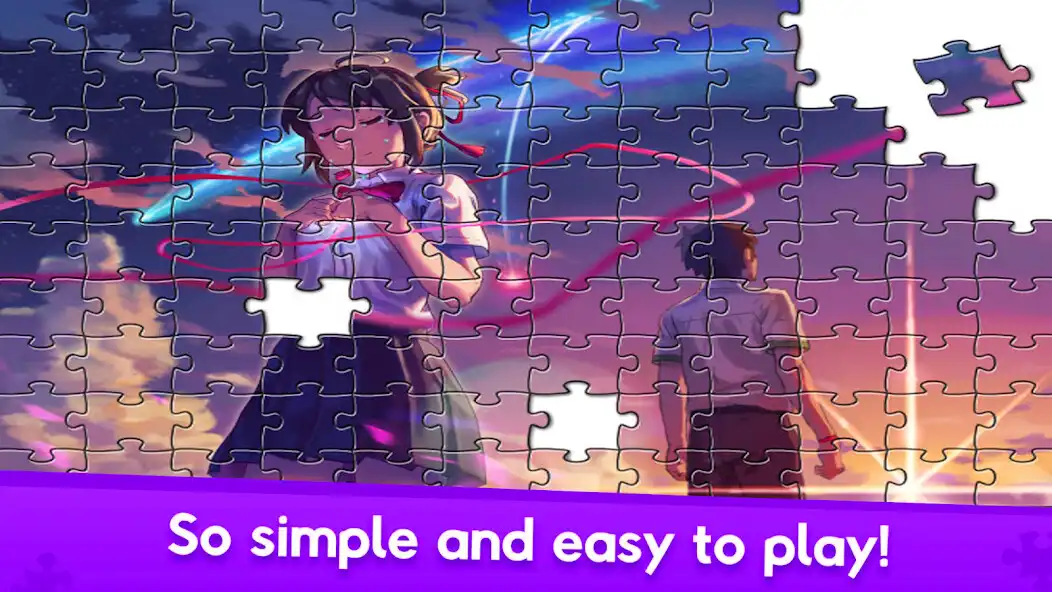 Play Anime Couple  Jigsaw Puzzle  and enjoy Anime Couple  Jigsaw Puzzle with UptoPlay