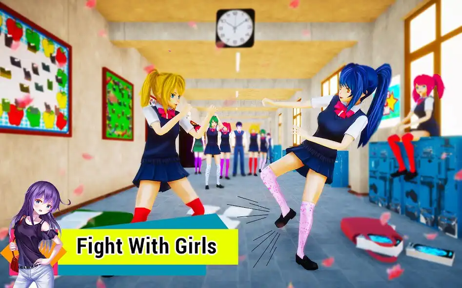 Play Anime Girl : High School Games as an online game Anime Girl : High School Games with UptoPlay