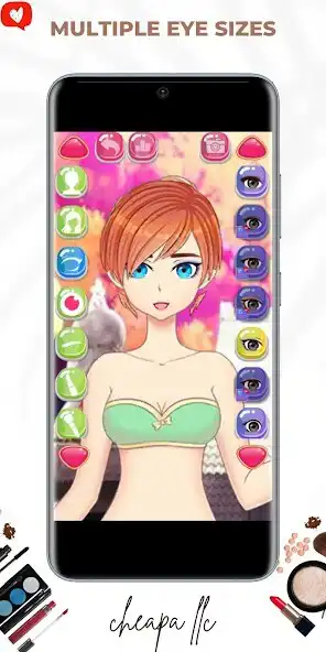 Play Anime Girl Makeup And Dress up as an online game Anime Girl Makeup And Dress up with UptoPlay