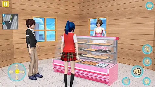 Play Anime Girl School Simulator as an online game Anime Girl School Simulator with UptoPlay