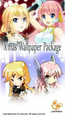 Play Anime Girls Xmas Cards 2012