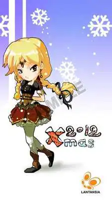 Play Anime Girls Xmas Cards 2012