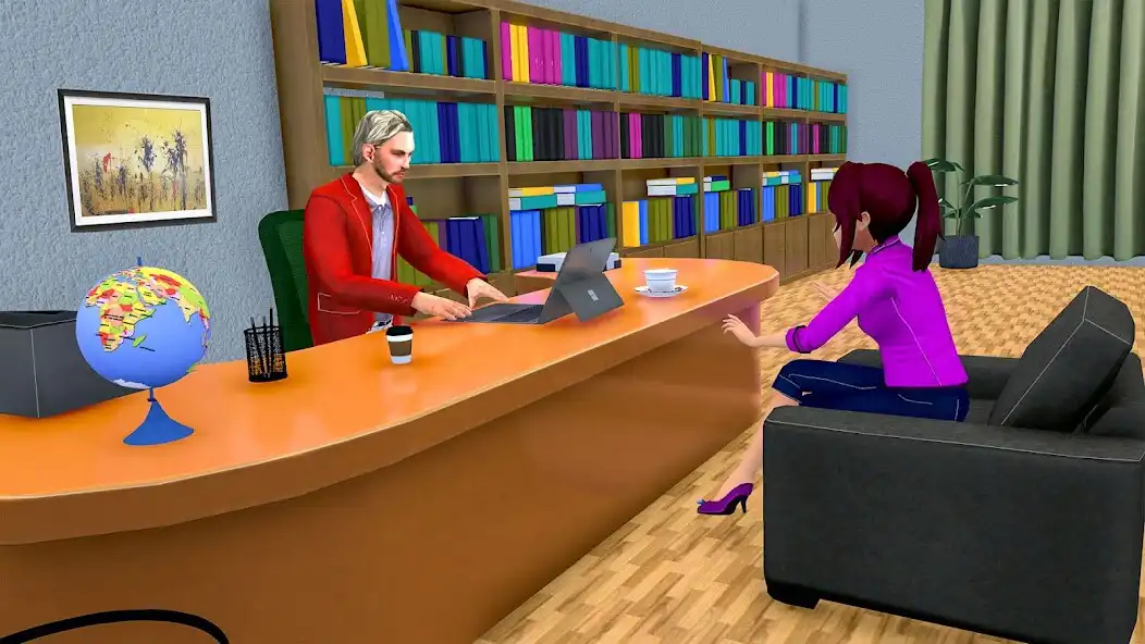 Play Anime High School Teacher Sim as an online game Anime High School Teacher Sim with UptoPlay