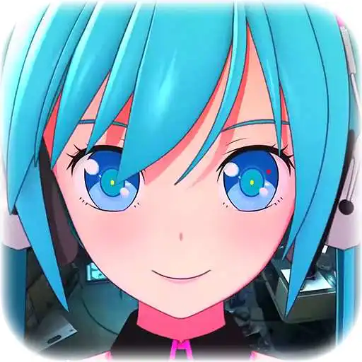 Free play online Anime Live Wallpaper of Hatsune Miku Dance  APK