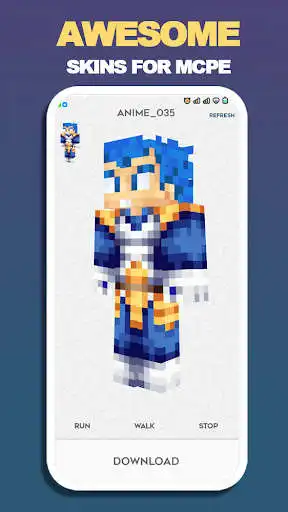 Play Anime Skin Craft as an online game Anime Skin Craft with UptoPlay