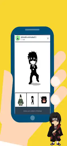 Play Anime stickers for WA-Animated as an online game Anime stickers for WA-Animated with UptoPlay