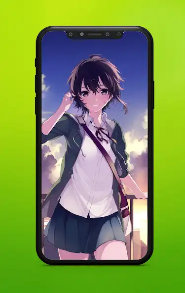 Play + Anime Wallpaper Girl Student as an online game + Anime Wallpaper Girl Student with UptoPlay