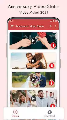 Play Anniversary Video Status - Wedding Anniversary  and enjoy Anniversary Video Status - Wedding Anniversary with UptoPlay