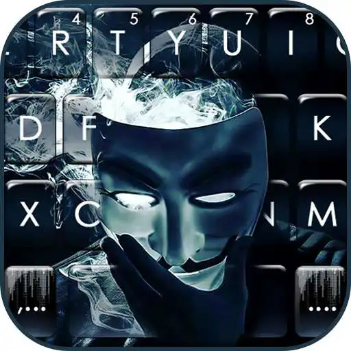 Play Anonymous Smoke Keyboard Theme APK