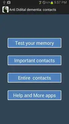 Play Anti Digital Dementia:Contacts