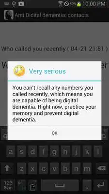 Play Anti Digital Dementia:Contacts