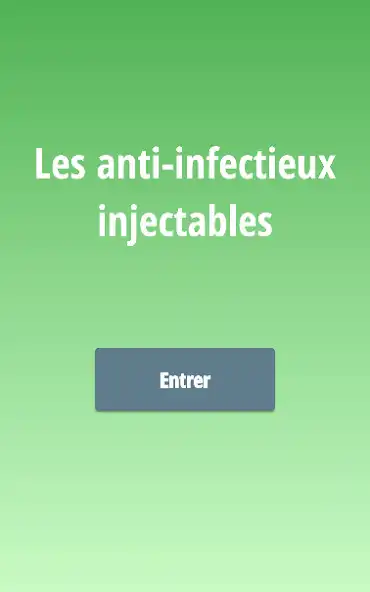 Play Anti-infectieux injectables  and enjoy Anti-infectieux injectables with UptoPlay