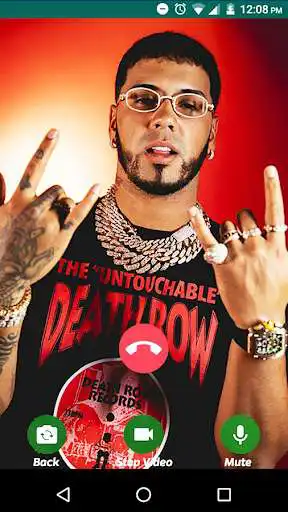 Play Anuel Aa Fake Chat & Video Call as an online game Anuel Aa Fake Chat & Video Call with UptoPlay