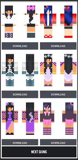 Play Aphmau skins for MCPE as an online game Aphmau skins for MCPE with UptoPlay