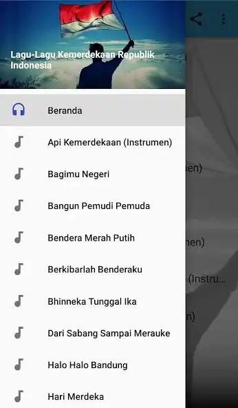 Play Aplikasi Lengkap Lagu Kemerdekaan  and enjoy Aplikasi Lengkap Lagu Kemerdekaan with UptoPlay