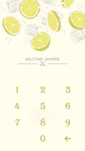 Play Applock Theme Lemon