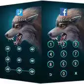 Free play online Applock Theme Wild Wolf APK