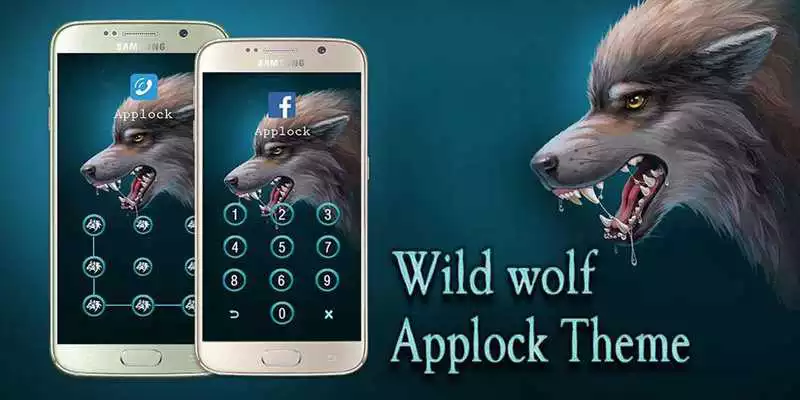 Play Applock Theme Wild Wolf