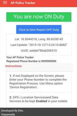 Play AP Police Tracking System