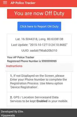 Play AP Police Tracking System