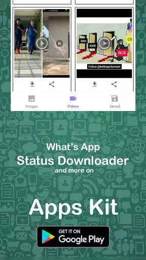 Play Apps Kit :WhatsApp Status Saver, All in 1 App  and enjoy Apps Kit :WhatsApp Status Saver, All in 1 App with UptoPlay