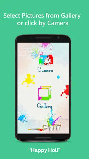 Play Appy Holi - Color your pics as an online game Appy Holi - Color your pics with UptoPlay