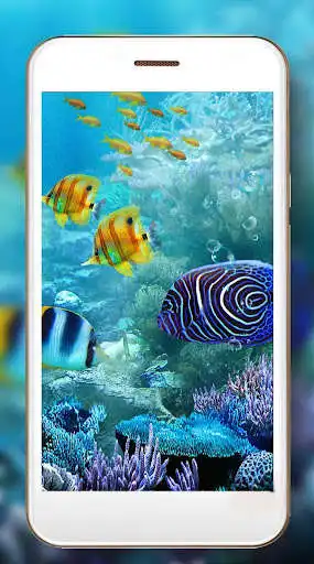 Play Aquarium Life Live Wallpaper as an online game Aquarium Life Live Wallpaper with UptoPlay