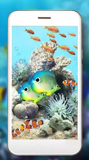 Play Aquarium Live Wallpaper as an online game Aquarium Live Wallpaper with UptoPlay