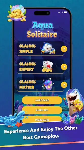 Play Aqua Solitaire as an online game Aqua Solitaire with UptoPlay