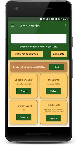 Play Arabic Verb Conjugator  and enjoy Arabic Verb Conjugator with UptoPlay