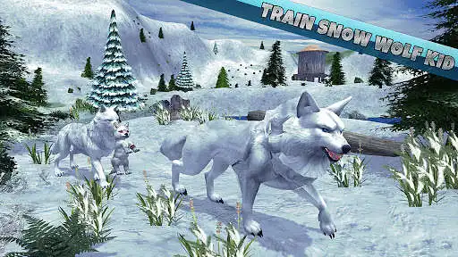 Play Arctic Wolf Family Simulator as an online game Arctic Wolf Family Simulator with UptoPlay