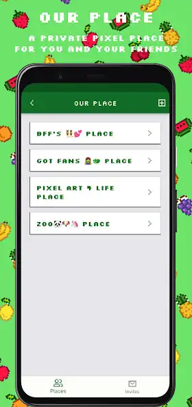 Play Area - Pixel Place as an online game Area - Pixel Place with UptoPlay