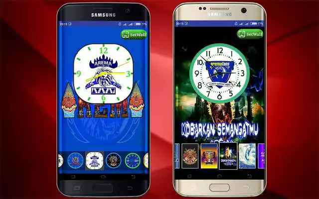 Play Aremania Wallpaper Clock Live