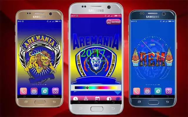 Play Aremania Wallpaper Clock Live