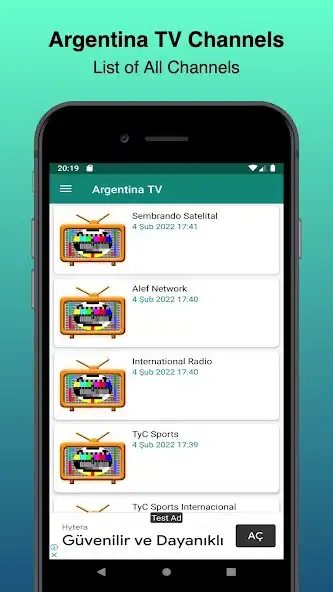 Play Argentina TV Channels Sat Info as an online game Argentina TV Channels Sat Info with UptoPlay