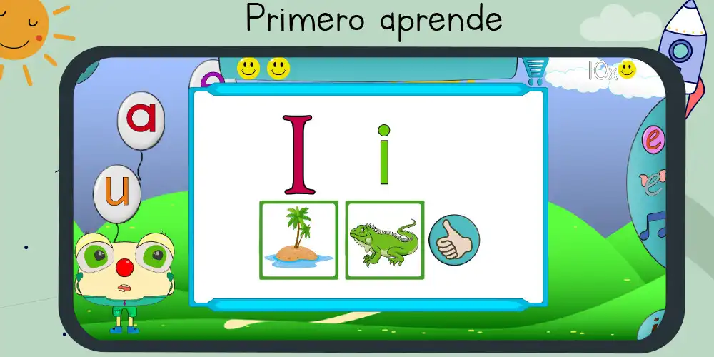 Play Ariel Aprende las Vocales as an online game Ariel Aprende las Vocales with UptoPlay