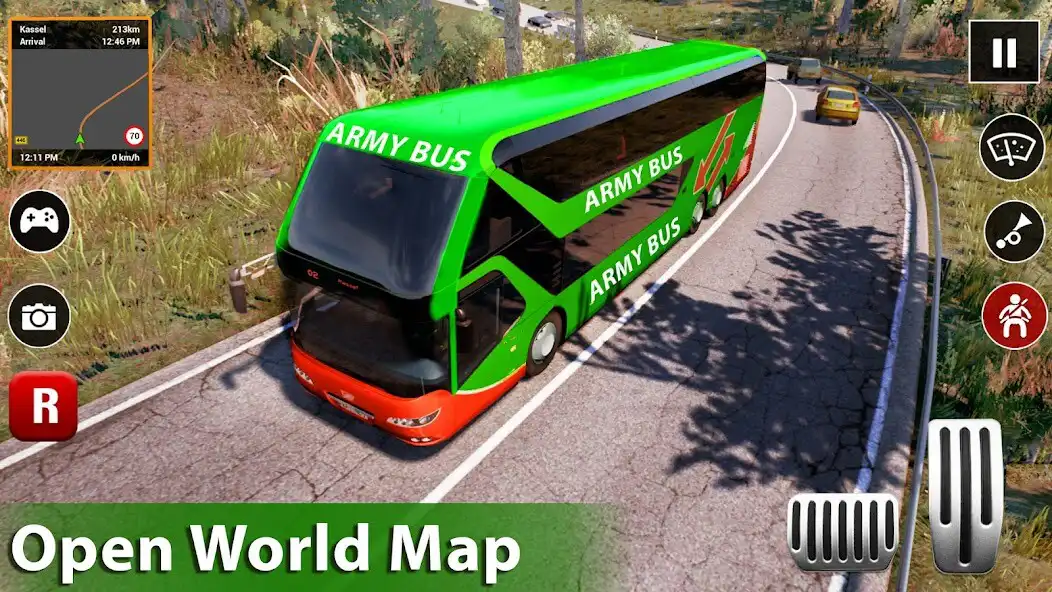 Play Army Bus Simulator - Bus Games as an online game Army Bus Simulator - Bus Games with UptoPlay