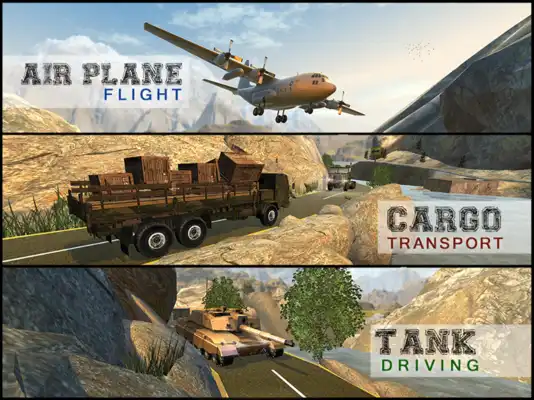 Play Army Cargo Airplane Transport