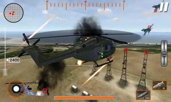 Play Army Gunship Battle Helicopter Combat 3D