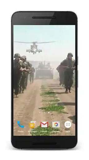 Play Army Live Wallpaper