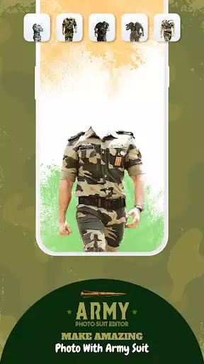 Play Army Photo Suit Editor