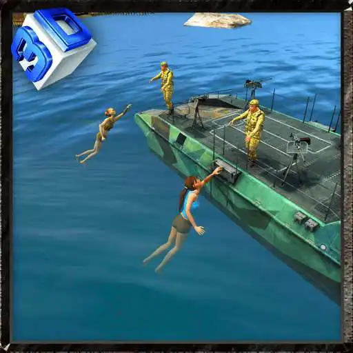 Free play online Army Rescue Boat Simulator 3D  APK