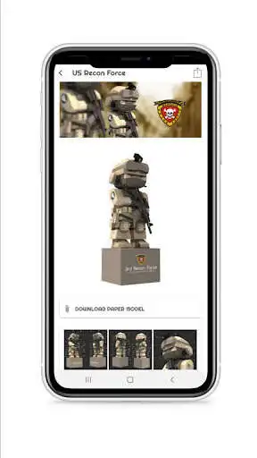 Play Army Soldiers 3D Papercraft as an online game Army Soldiers 3D Papercraft with UptoPlay