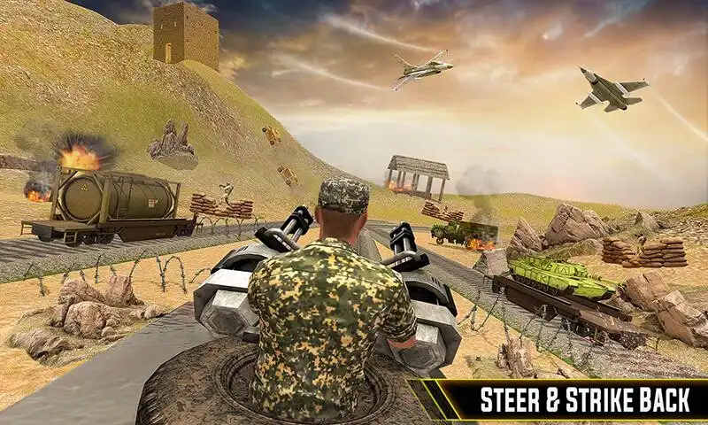 Play Army Train Shooting Games 3D  and enjoy Army Train Shooting Games 3D with UptoPlay