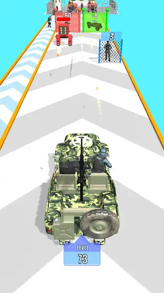 Play Army Vehicle Runner as an online game Army Vehicle Runner with UptoPlay