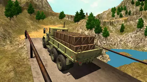 Play Army Vehicle Transporter 2020:Cargo Army Games as an online game Army Vehicle Transporter 2020:Cargo Army Games with UptoPlay