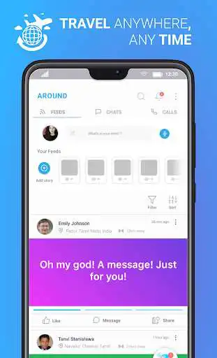 Play AroundMe - Social Media, Messenger  Calls  and enjoy AroundMe - Social Media, Messenger  Calls with UptoPlay